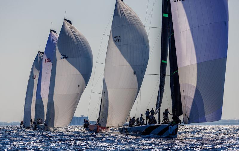 Rolex TP52 World Championship Barcelona Day 4 photo copyright Nico Martinez / 52 Super Series taken at Real Club Nautico de Barcelona and featuring the TP52 class