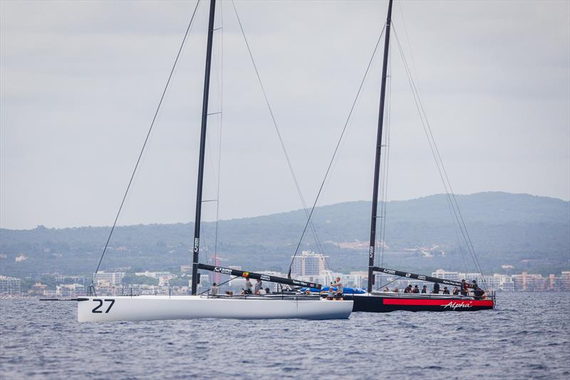 Thunder, lightning and very light winds on day 1 at 52 SUPER SERIES Puerto Portals Sailing Week - photo © Martinez Studio / 52 Super Series