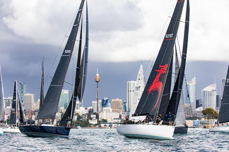 Pallas Capital Gold Cup Act 1 photo copyright Nic Douglass for @sailorgirlHQ taken at Cruising Yacht Club of Australia and featuring the TP52 class