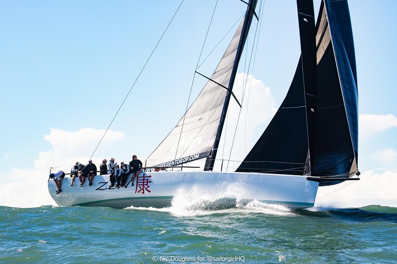 Ketelbey's Zen in full flight on SailFest Newcastle Regatta and Australian Yachting Championships Day 2 - photo © Nic Douglass for @sailorgirlHQ