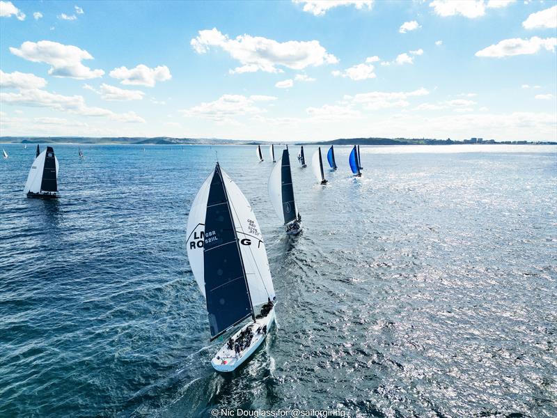 TP52s on Parade during the SailFest Newcastle Regatta and Australian Yachting Championships - photo © Nic Douglass for @sailorgirlHQ