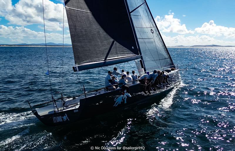 Matador withstood the pressure during Pallas Capital Gold Cup Act 3 photo copyright Nic Douglass for @sailorgirlHQ taken at Newcastle Cruising Yacht Club and featuring the TP52 class