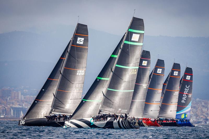 2024 52 Super Series PalmaVela Sailing Week Day 2 photo copyright Nico Martinez / 52 Super Series taken at Real Club Náutico de Palma and featuring the TP52 class