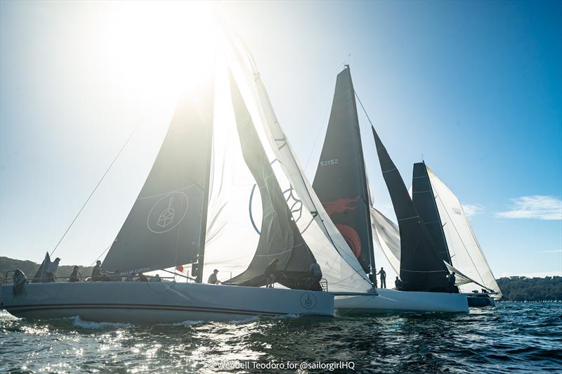 Pallas Capital TP52 Gold Cup Act 4 photo copyright Wendell Teodoro @sailorgirlhq taken at Royal Prince Alfred Yacht Club and featuring the TP52 class