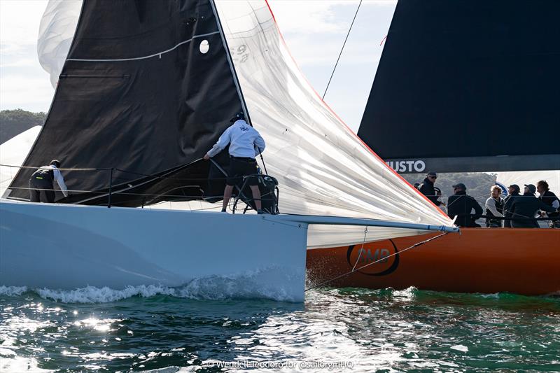 Pallas Capital TP52 Gold Cup Act 4 photo copyright Wendell Teodoro @sailorgirlhq taken at Royal Prince Alfred Yacht Club and featuring the TP52 class