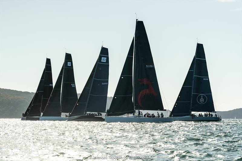 Pallas Capital TP52 Gold Cup Act 4 photo copyright Wendell Teodoro @sailorgirlhq taken at Royal Prince Alfred Yacht Club and featuring the TP52 class