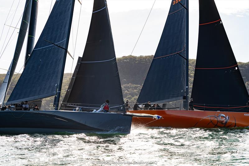 Pallas Capital TP52 Gold Cup Act 4 photo copyright Wendell Teodoro @sailorgirlhq taken at Royal Prince Alfred Yacht Club and featuring the TP52 class