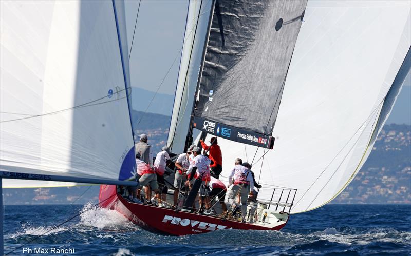 52 SUPER SERIES Saint-Tropez Cup Day 2 photo copyright Max Ranchi / www.maxranchi.com taken at Société Nautique de Saint-Tropez and featuring the TP52 class
