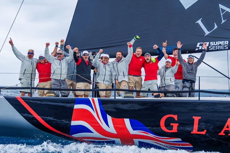 Britain's Tony Langley and his world champion crew secured overall victory at the 52 Super Series Saint Tropez Sailing Week - photo © Nico Martinez / 52 Super Series