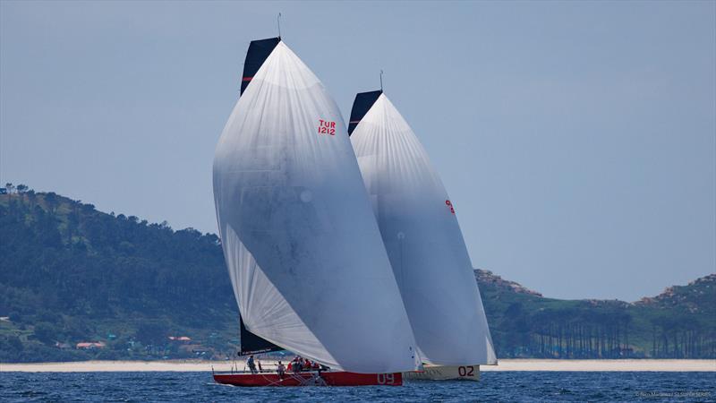 Galicia 52 Super Series Royal Cup Day 2 photo copyright Nico Martinez / 52 Super Series taken at Monte Real Club de Yates and featuring the TP52 class
