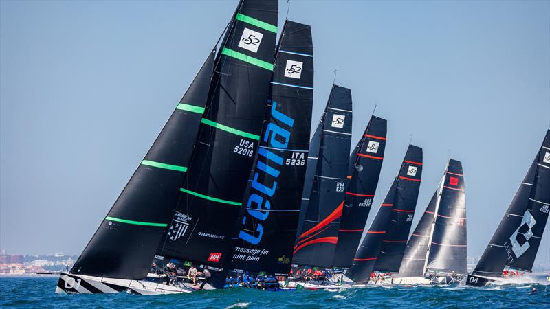 Rolex TP52 World Championship in Cascais Day 1 - photo © Nico Martinez / 52 Super Series