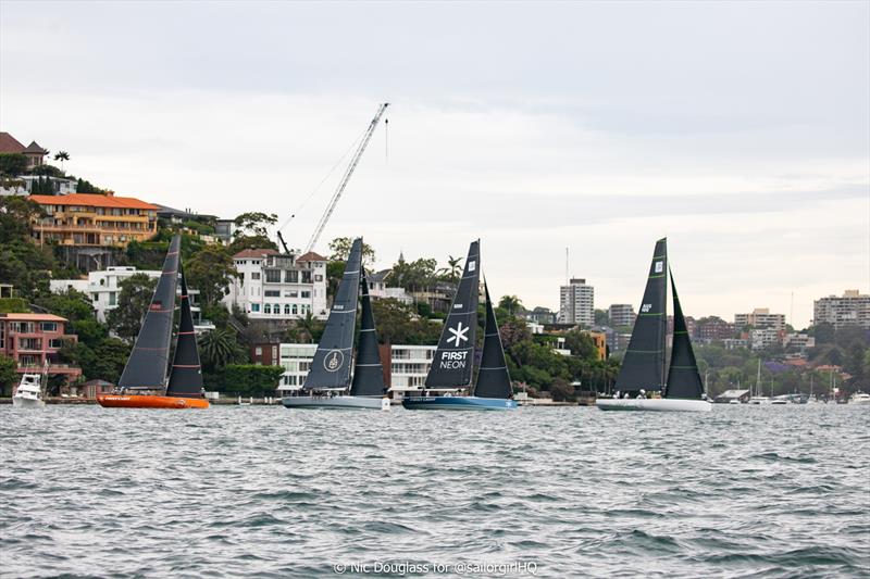 LGT Wealth Management Australia Cup - TP52 line up photo copyright Nic Douglass for @sailorgirlHQ taken at Cruising Yacht Club of Australia and featuring the TP52 class