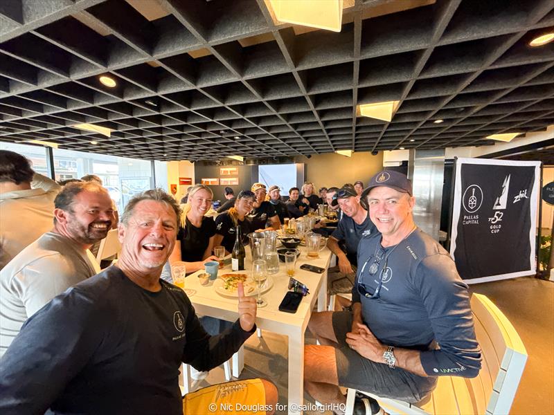 Pallas Capital Gold Cup Act 2 - Mark Spring and his winning Corinthian team photo copyright Nic Douglass for @sailorgirlHQ taken at Cruising Yacht Club of Australia and featuring the TP52 class