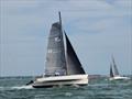 Racecourse action at the 2023 Corsair Nationals, which was hosted by the Beverly Yacht Club and organized by the New England Multihull Association