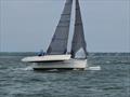 Racecourse action at the 2023 Corsair Nationals, which was hosted by the Beverly Yacht Club and organized by the New England Multihull Association