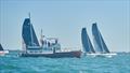 Racecourse action at the 2025 Sarasota Bay Multihull Regatta