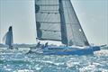Racecourse action at the 2025 Sarasota Bay Multihull Regatta