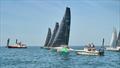 Racecourse action at the 2025 Sarasota Bay Multihull Regatta