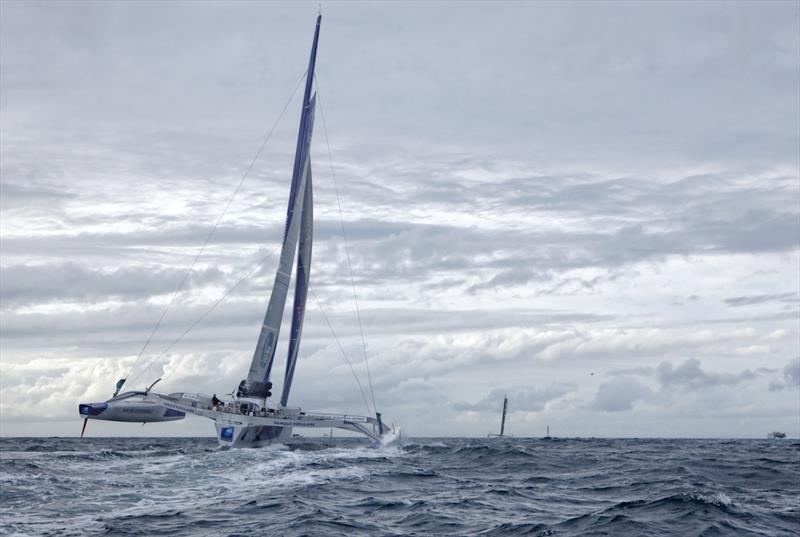 Banque Populaire starts La Route du Rhum photo copyright Christophe Launay / www.sealaunay.com taken at  and featuring the Trimaran class