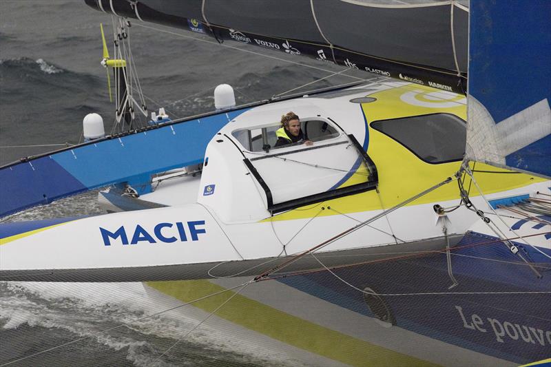 Francois Gabart onboard the maxi trimaran MACIF - photo © Jean-Marie Liot / ALEA / MACIF