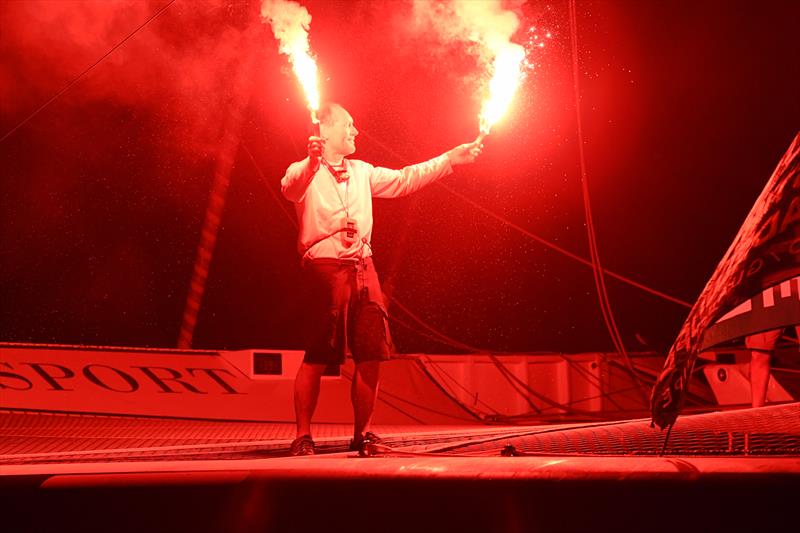 Francis Joyon took line honours and set a new record time for the 3,542-nautical mile Route du Rhum-Destination Guadeloupe solo transatlantic race from Saint Malo in Brittany to Pointe-à-Pitre in Guadeloupe - photo © Yvan Zedda