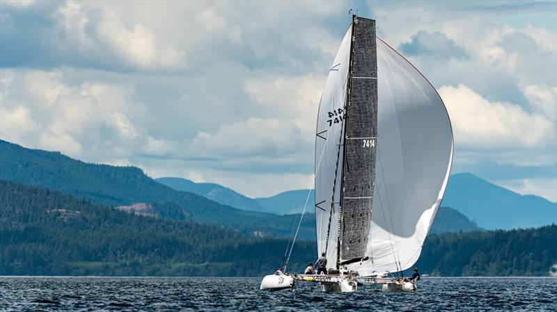 Pear shaped Racing during the Race to Alaska 2019 photo copyright Drew Malcolm taken at  and featuring the Trimaran class
