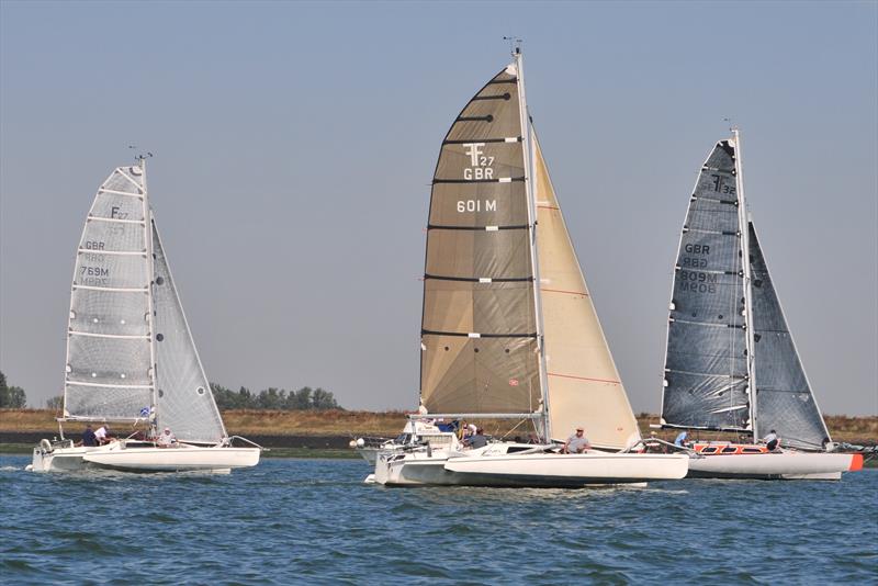 Burnham Week Day 2 photo copyright Alan Hanna taken at Royal Burnham Yacht Club and featuring the Trimaran class