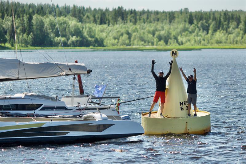 Wilde Perle II wins the 5th MidsummerSail photo copyright Sourc MidsummerSail taken at  and featuring the Trimaran class