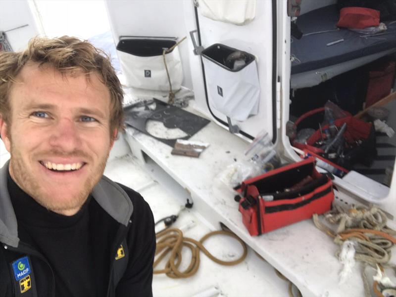 Francois Gabart onboard Ultim MACIF - photo © François Gabart / Macif