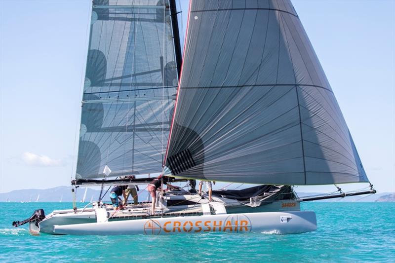 Crosshair gets going photo copyright Andrea Francolini / ABRW taken at Whitsunday Sailing Club and featuring the Trimaran class