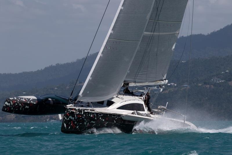 Kiwi Romanza got what she came for photo copyright Shirley Wodson taken at Whitsunday Sailing Club and featuring the Trimaran class
