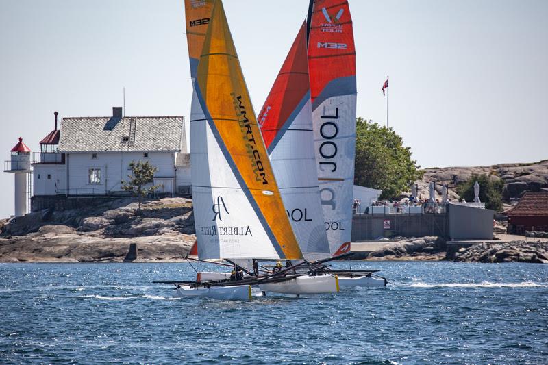 WMRT Regata de Portugal - Welcome addition for Spindrift racing photo copyright Edouard Elias / Spindrift racing taken at  and featuring the Trimaran class
