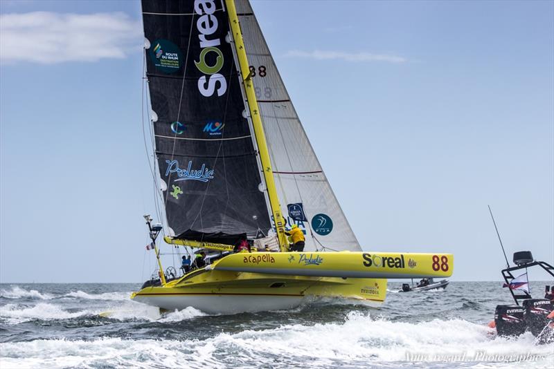 Charlie Capelle will race on board Acapella-Soreal-Proludic photo copyright Autre Regard taken at  and featuring the Trimaran class