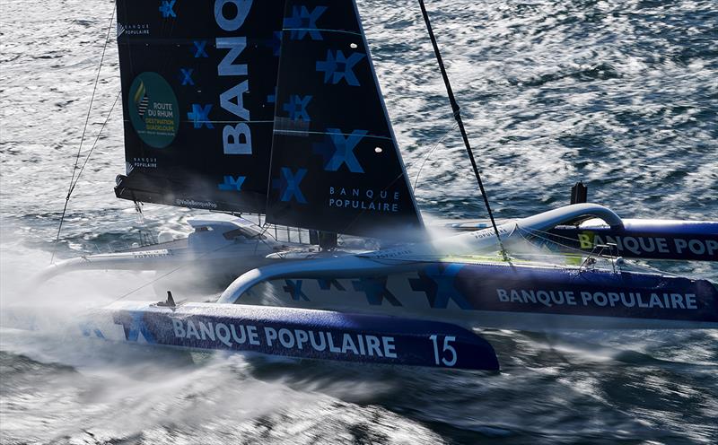 Armel Le Cleac'h on Maxi Solo Banque Populaire IX - 2018 Route du Rhum-Destination Guadeloupe - photo © Yvan Zedda