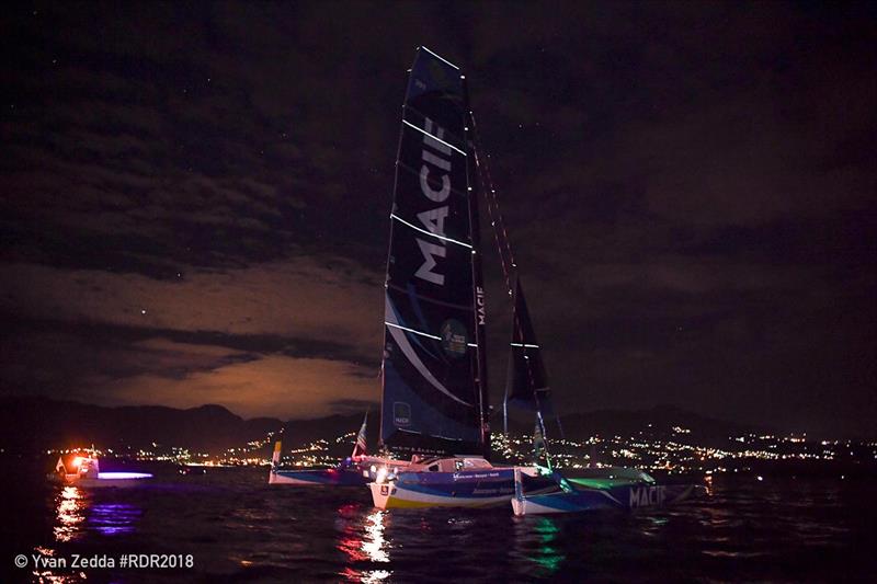 Finish of the 2018  Route du Rhum - Destination Guadeloupe - photo © Yvan Zedda