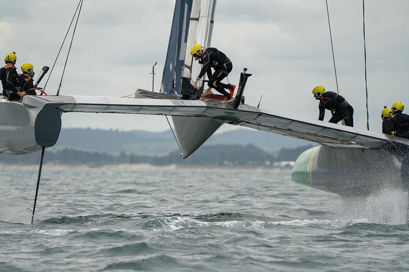 Point Marsden (NZL) - SailGP New Zealand - Australia SailGP Team photo copyright Sam Greenfield taken at  and featuring the Trimaran class