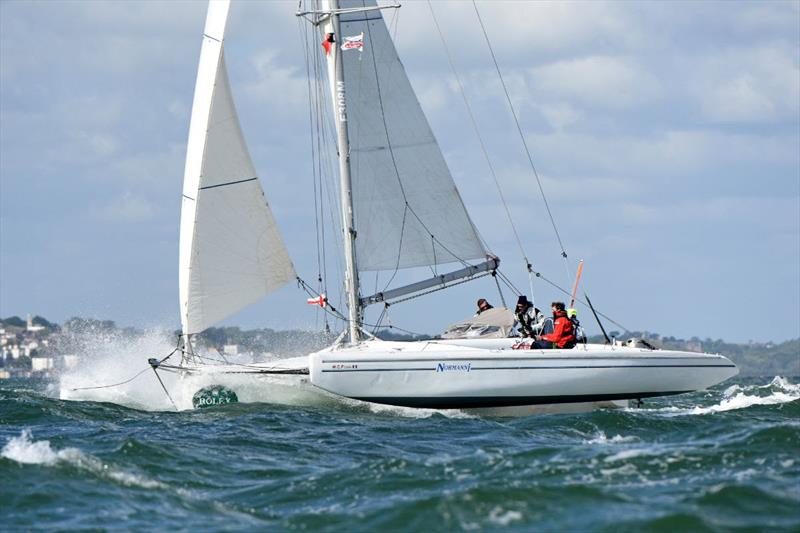 Joel Malardel's French Normanni 34 Tancrède - 2019 RORC Cervantes Trophy Race photo copyright RORC / Rick Tomlinson taken at Royal Ocean Racing Club and featuring the Trimaran class