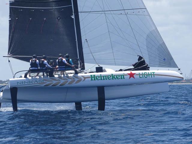 Ninkasi Heineken Light owned by John Taylor - Great Vallejo Race 2019 photo copyright Mike Grant USSCMC taken at US Sailing Center of Martin County and featuring the Trimaran class