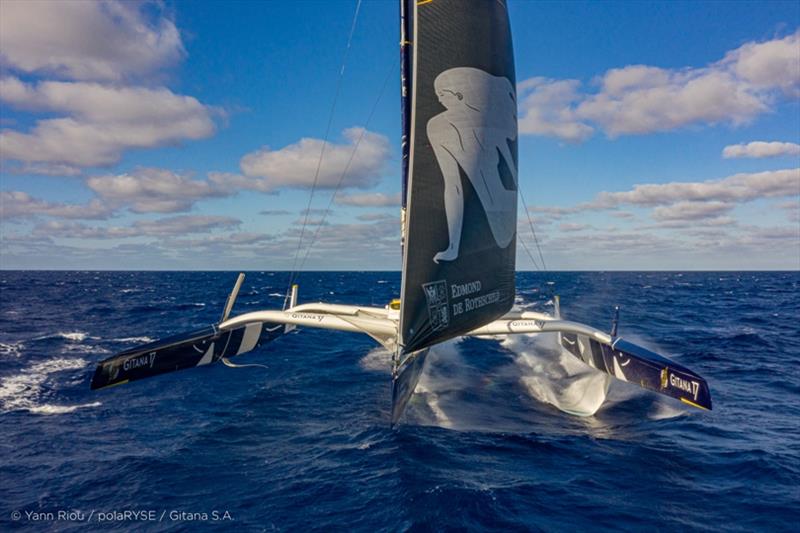 Maxi Edmond de Rothschild photo copyright Yann Riou / polaRYSE / Gitana S.A. taken at  and featuring the Trimaran class