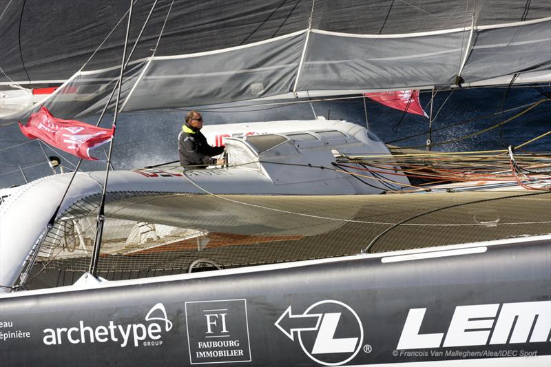 Aboard IDEC Sport - Mauritius Route photo copyright F Van Melleghem / ALEA / IDEC Sport taken at  and featuring the Trimaran class