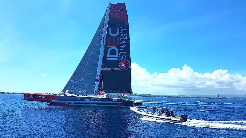 IDEC Sport Asian Tour - Act 2: Francis Joyon has set sail photo copyright Fabrice Thomazeau / IDEC Sport taken at  and featuring the Trimaran class