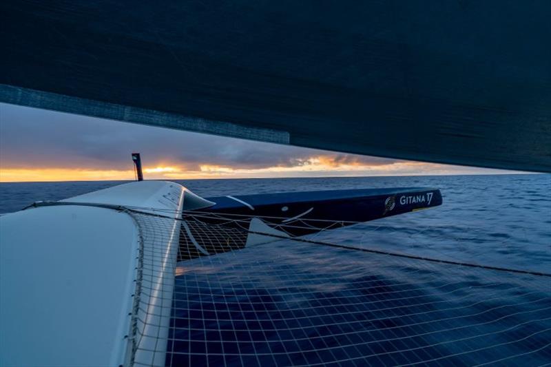 Maxi Edmond de Rothschild - Brest Atlantiques, Day 22 photo copyright Yann Riou / Polaryse / Gitana SA taken at  and featuring the Trimaran class