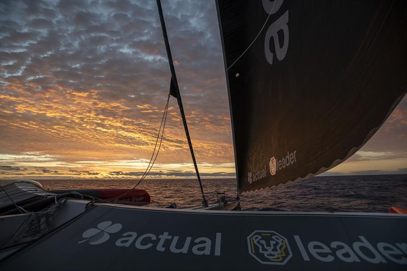 Actual Leader - Brest Atlantiques 2019 photo copyright Ronan Gladu / Actual Leader taken at  and featuring the Trimaran class