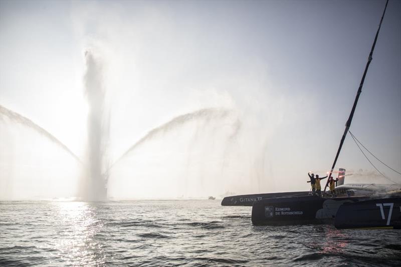 Maxi Edmond de Rothschild in the Brest Atlantiques - photo © Eloi Stichelbaut / PolaRYSE / GITANA SA