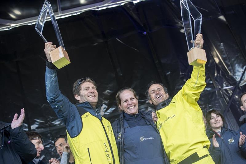 Maxi Edmond de Rothschild in the Brest Atlantiques - photo © Eloi Stichelbaut / PolaRYSE / GITANA SA