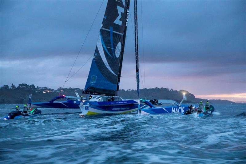 Macif completes the Brest Atlantiques podium photo copyright Alexis Courcoux / Brest Atlantiques taken at  and featuring the Trimaran class