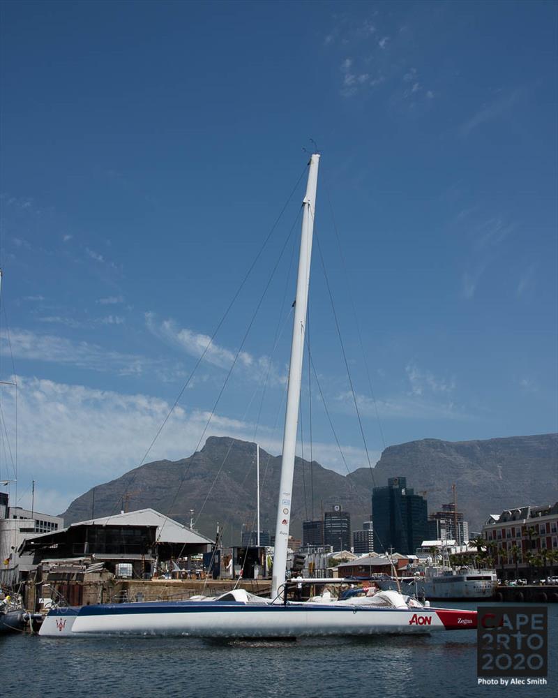 Cape2Rio 2020 - Giovanni soldini in Cape Town photo copyright Alec Smith taken at  and featuring the Trimaran class