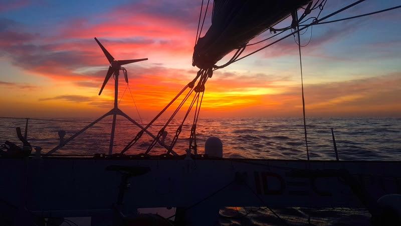 Francis Joyon rounded the Cape of Good Hope photo copyright Francis Joyon / IDEC Sport taken at  and featuring the Trimaran class