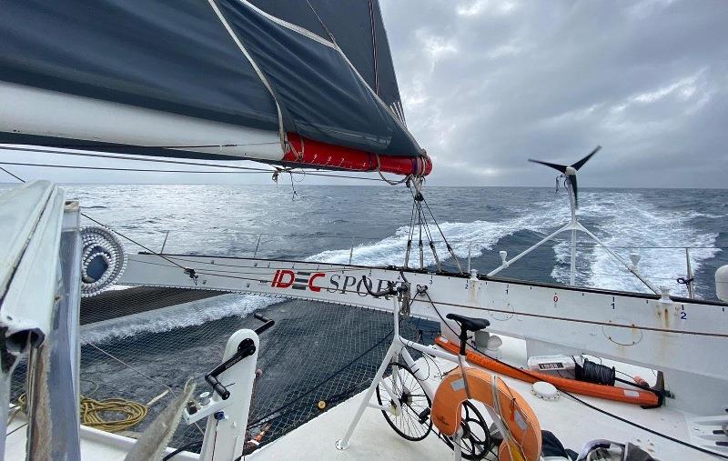 IDEC SPORT has cleared the halfway point of their long journey - photo © IDEC Sport