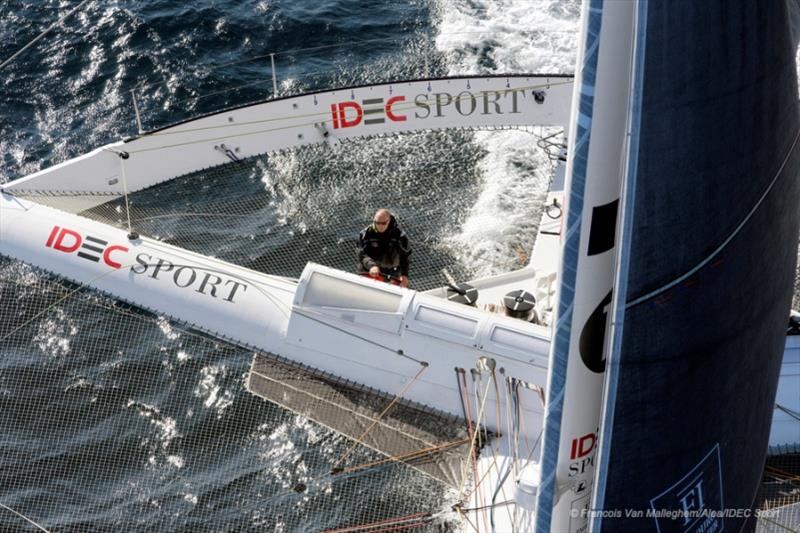 IDEC Sport in the Doldrums photo copyright François Van Malleghem / Aléa / IDEC Sport taken at  and featuring the Trimaran class